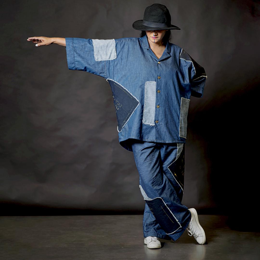 Patch Adams Blue Shirt