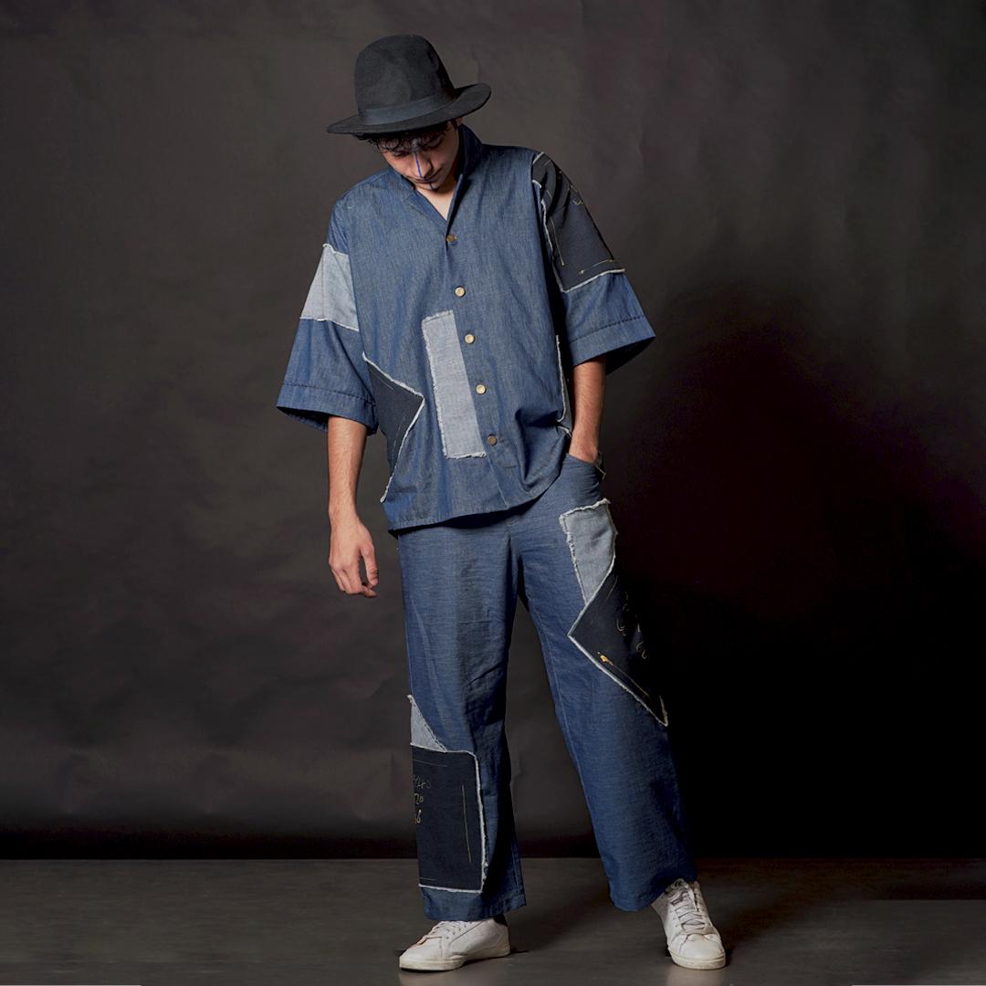 Patch Adams Blue Shirt