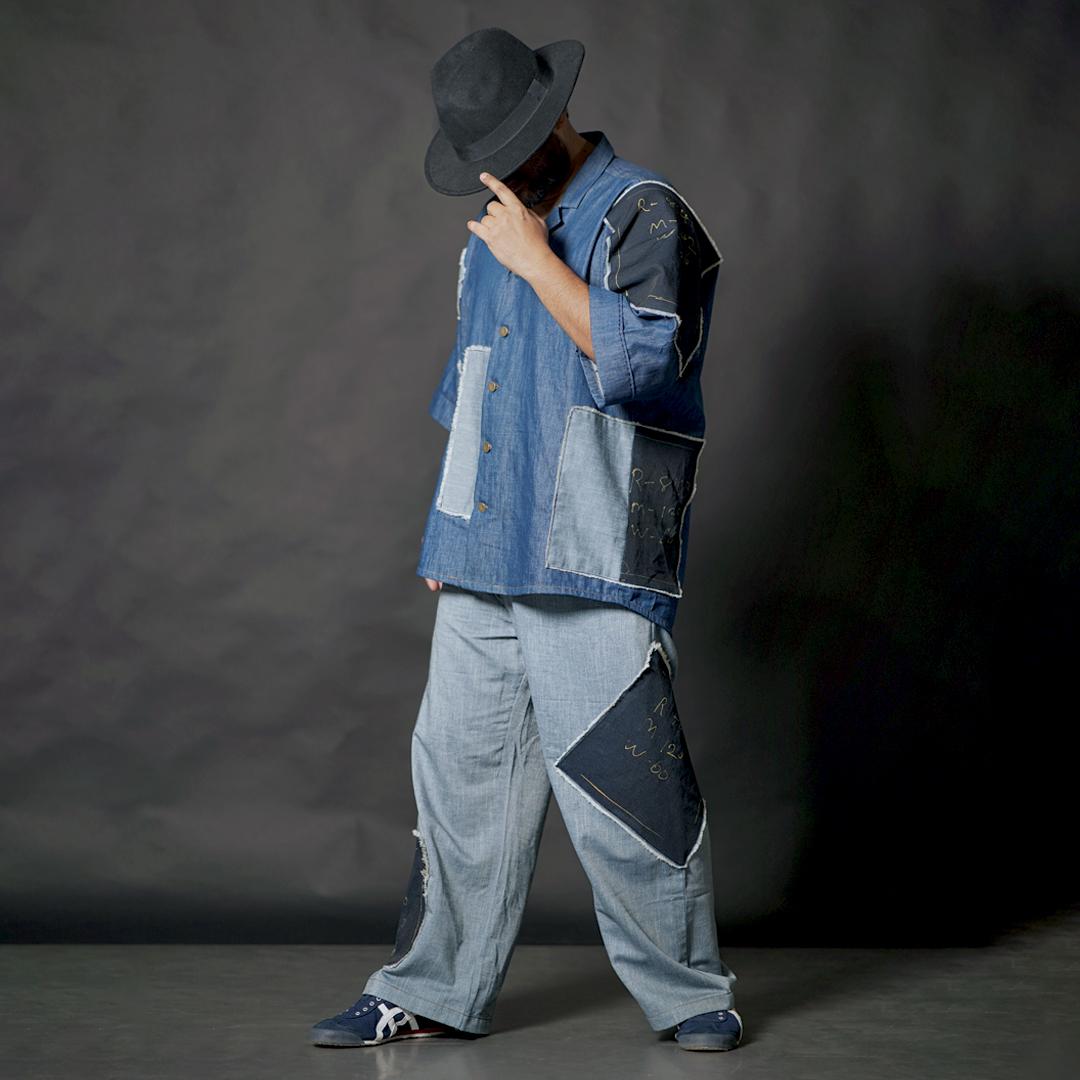 Patch Adams Light Blue Bottoms