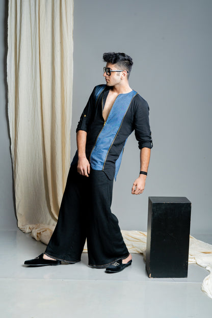 The Denim Verticals Tunic