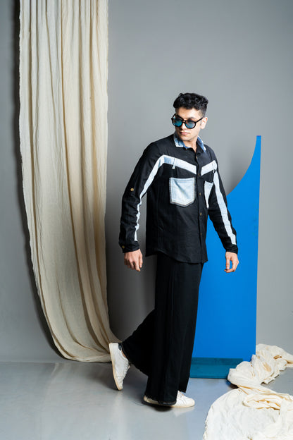 Unisex Denimax  Letter M Shirt