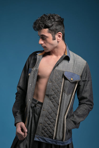 Grey Ash Denim Shacket