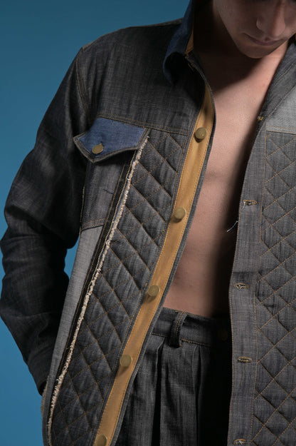 Grey Ash Denim Shacket